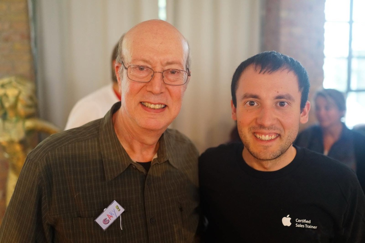 Bogdan Grigore împreună cu Gary Schwartz